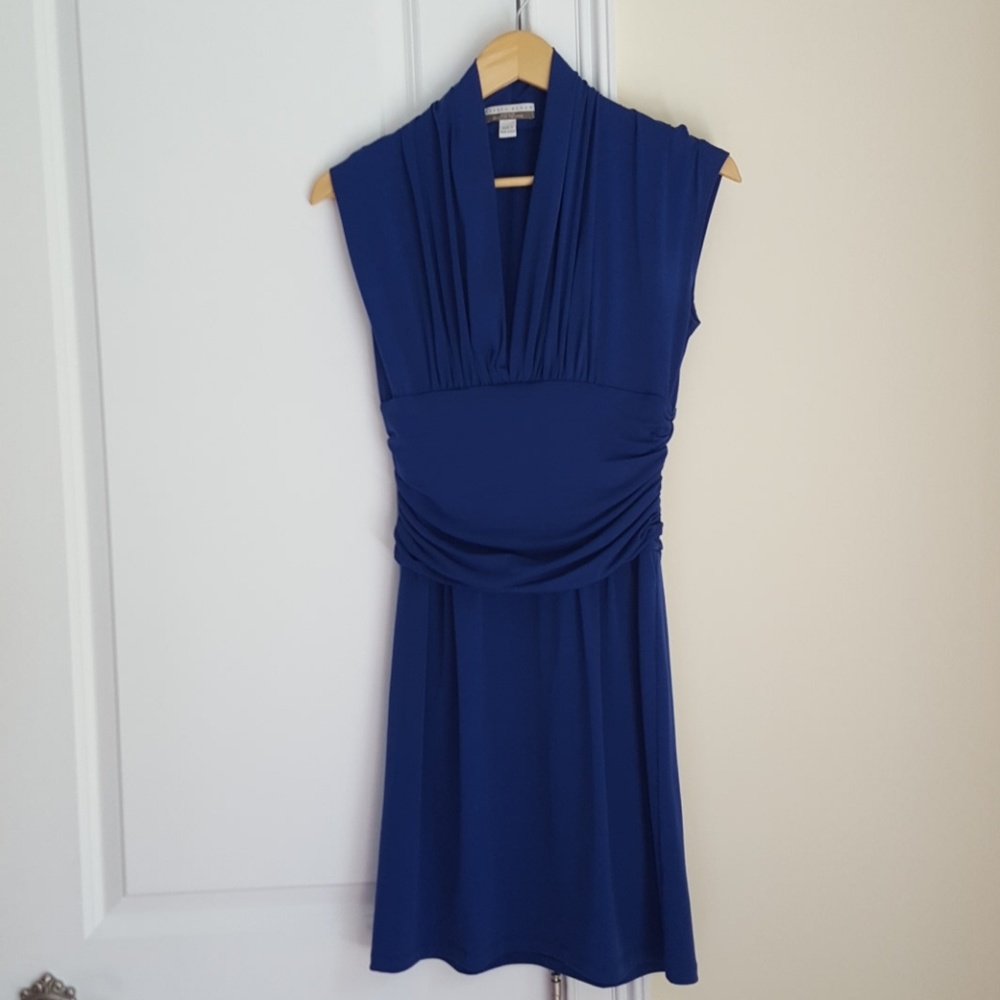 Boston Proper blue date night dress